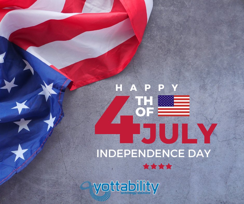 Yottability's tweet image. Happy Independence Day!