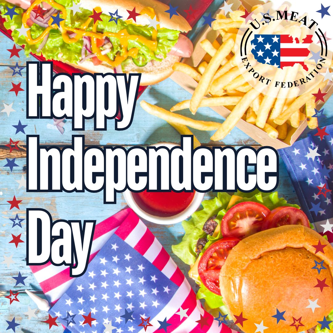 USMEF's tweet photo. As we celebrate the spirit of freedom&independence,we at #USMEF are reminded of the vibrant cultures that make up our great nation🌍Here's to the land of the free, bc of the brave&to the continued prosperity of our global partnerships🤝
#LambCheckoff #BeefCheckoff #PorkCheckoff https://t.co/UbIBP1Ki8j