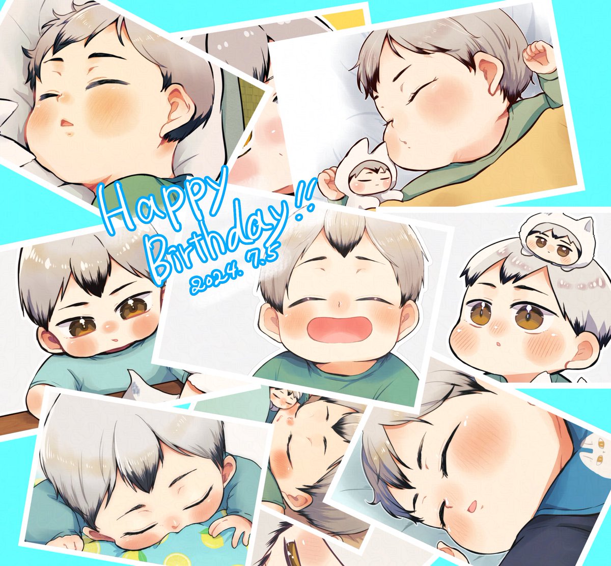 kururiruku's tweet photo. 誕生日おめでとうございます🎉
⚠幼児化 https://t.co/1jTqp75O13