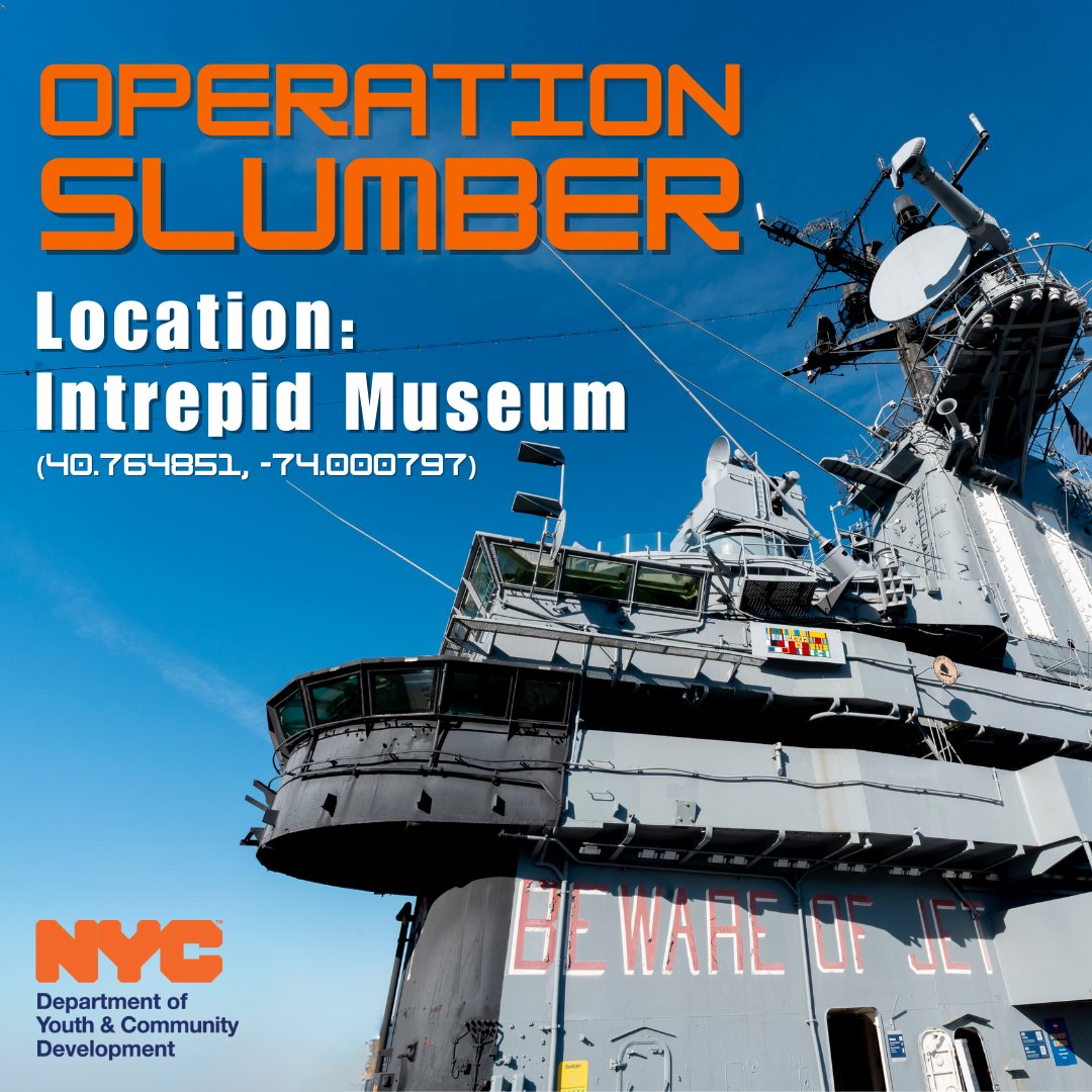 NYCYouth's tweet image. 🌟 Operation Slumber was an unforgettable overnight adventure on the Intrepid!

🚢 With guided tours on the flight deck, unlimited simulator rides, and hands-on educational activities, it was an amazing experience for everyone on-board!

#YouthEmpowerment #NYCYouth #Intrepid