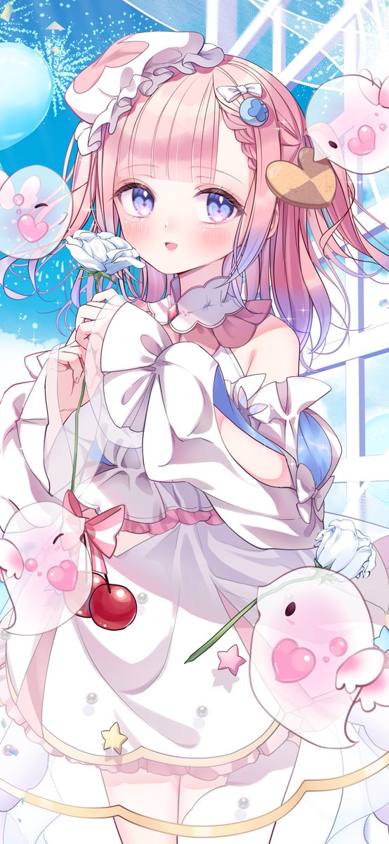 skebにて識🍥(@siki_MHR )様にあわーわのイラストを描いていただきまし