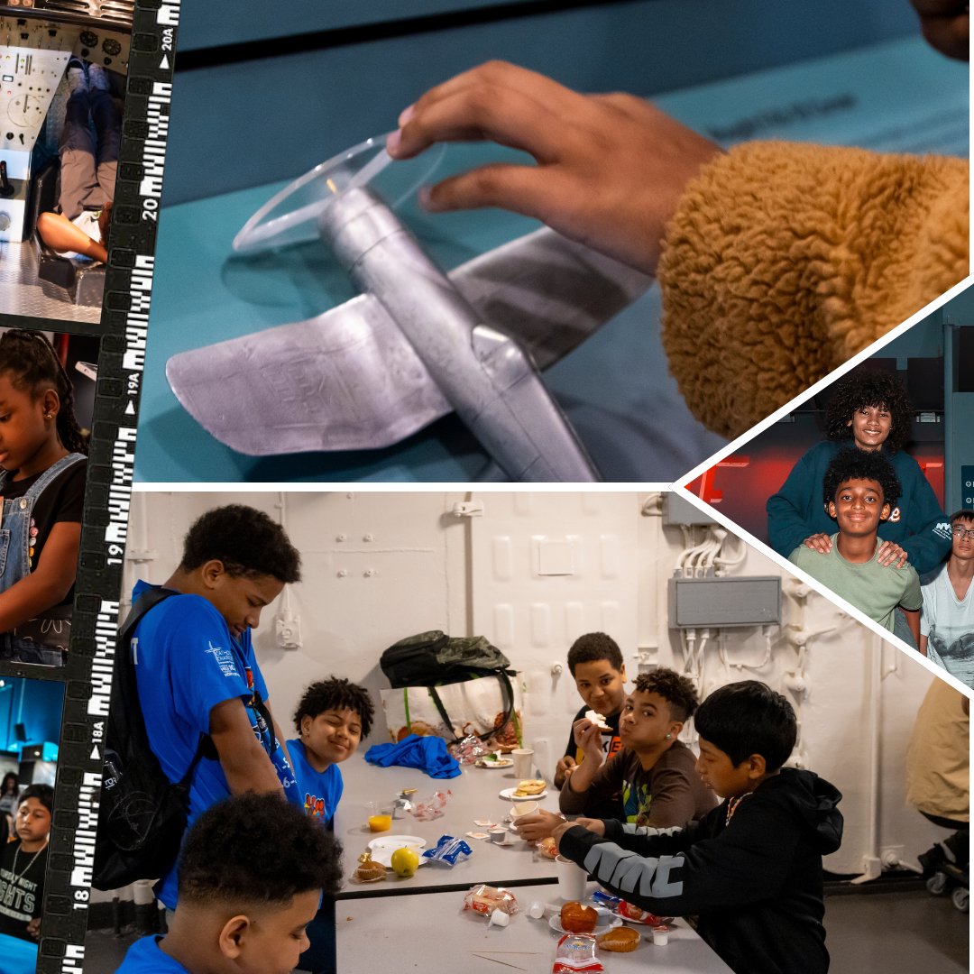 NYCYouth's tweet image. 🌟 Operation Slumber was an unforgettable overnight adventure on the Intrepid!

🚢 With guided tours on the flight deck, unlimited simulator rides, and hands-on educational activities, it was an amazing experience for everyone on-board!

#YouthEmpowerment #NYCYouth #Intrepid