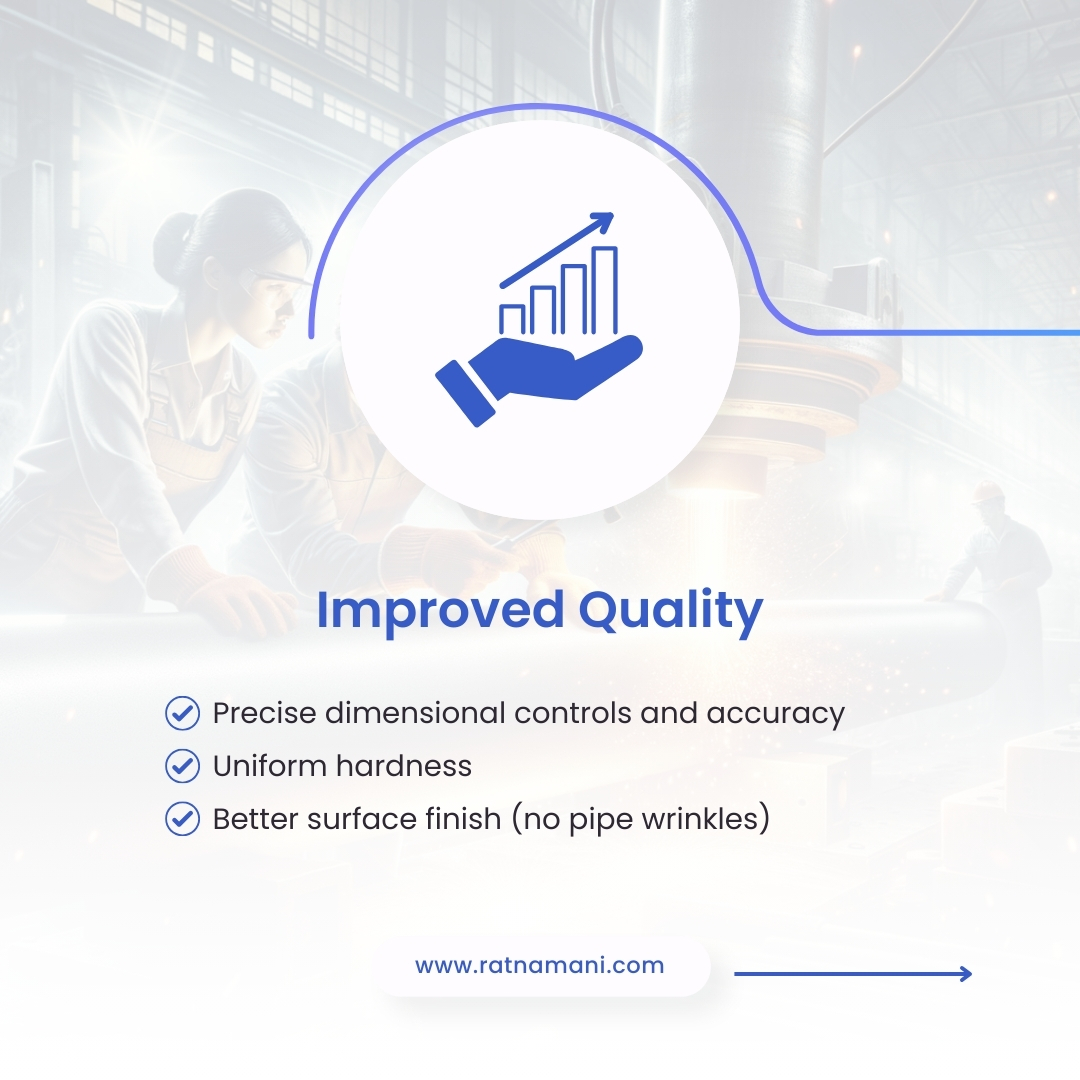 RMTLOfficial's tweet image. (Part 1/2)
#InductionBending is revolutionizing the way we shape pipes for industrial applications. Induction bends are piggable &amp;amp; reduce the need for welding, ensuring the integrity and longevity of your pipe systems. 

#RatnamaniTubesAndMetals #IndustrialInnovation