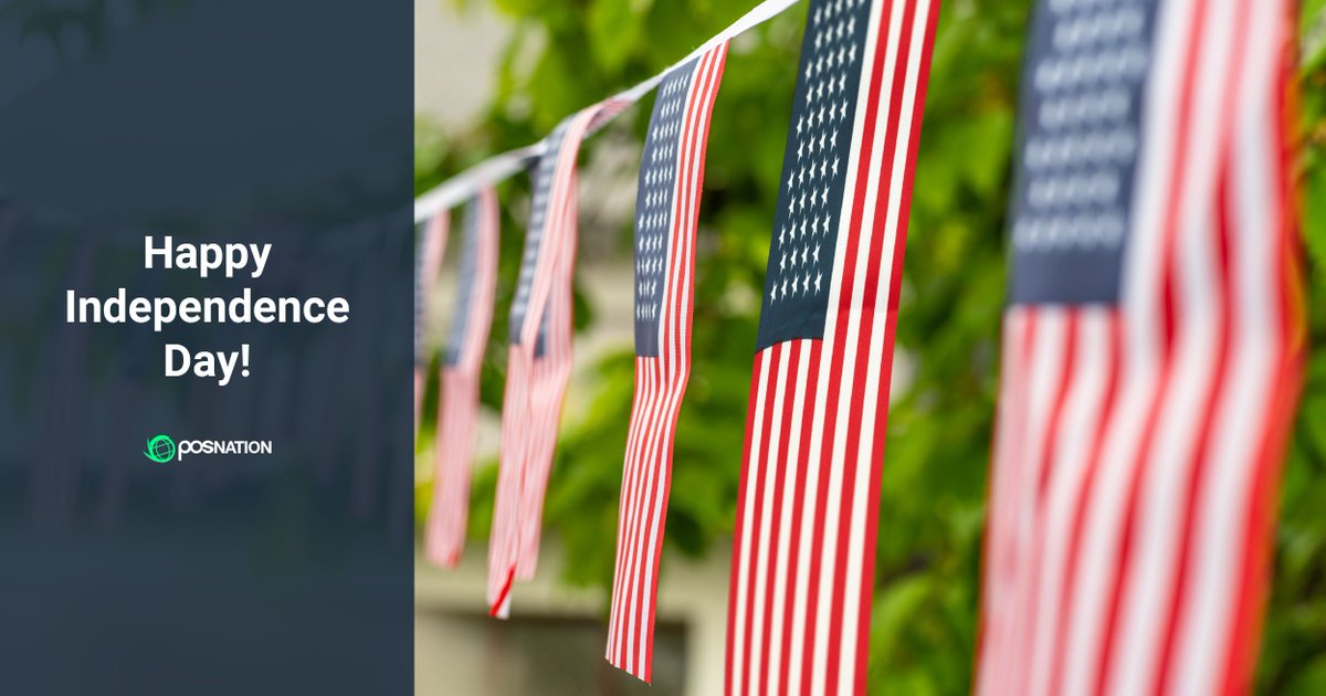 Happy Independence Day from all of us at POS Nation! Wishing you a day full of sun and fun 🇺🇸☀️
