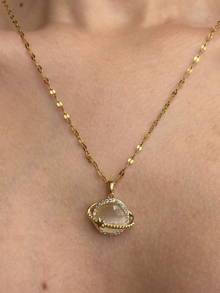 300moods's tweet photo. saturn necklace 🪐 https://t.co/IJkRx56GMi