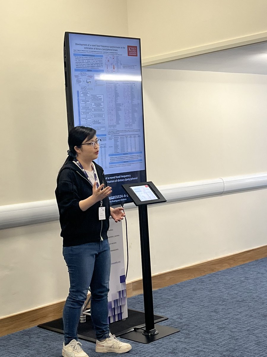 Yifan Xu (@yifanevan1) on Twitter photo Yong Li <a href="/YongLi35986394/">Yong Li</a> presenting our unpublished work on the development and validation of a novel (poly)phenol FFQ at #NSCongress24
<a href="/anarmateos/">Ana Rodriguez-Mateos</a> <a href="/DrRachelG/">Rachel Gladwin</a>
We need better dietary assessment tools for (poly)phenols and here’s one step we are taking to improve the methodology! Yong Li <a href="/YongLi35986394/">Yong Li</a> presenting our unpublished work on the development and validation of a novel (poly)phenol FFQ at #NSCongress24
<a href="/anarmateos/">Ana Rodriguez-Mateos</a> <a href="/DrRachelG/">Rachel Gladwin</a>
We need better dietary assessment tools for (poly)phenols and here’s one step we are taking to improve the methodology!