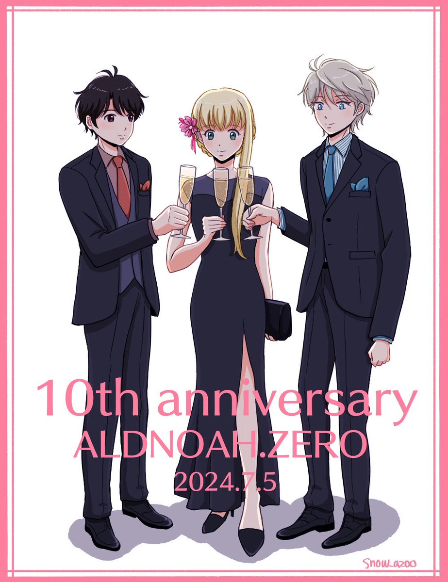 snow_az00's tweet photo. 10周年おめでとうおめでとうおめでとう！！
これからもずっと大好きだ！！

 #アルドノア・ゼロ
 #ALDNOAHZERO
 #アルゼロ10周年 https://t.co/hL5KTmzfQF