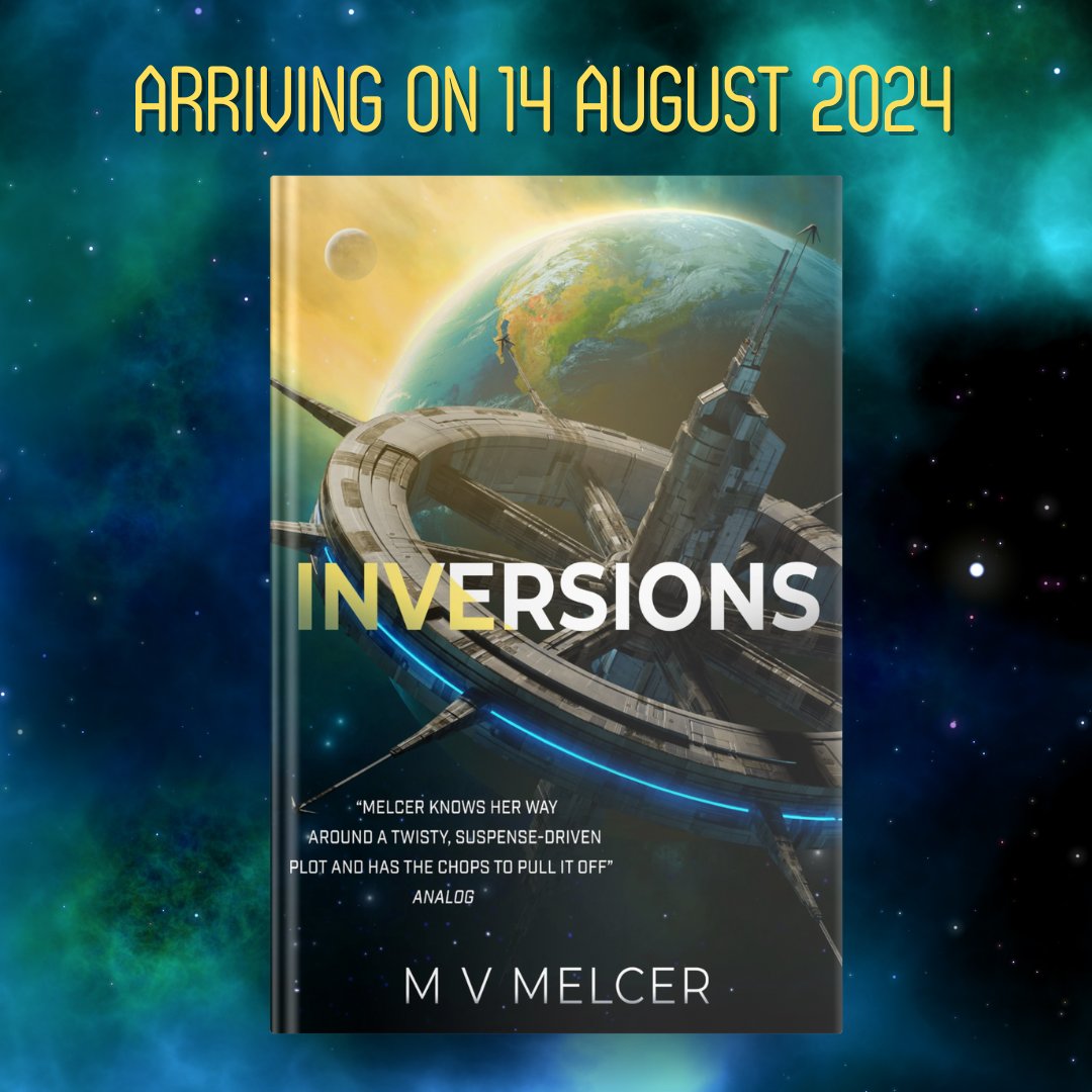 “Melcer knows her way around a twisty, suspense-driven plot and has the chops to pull it off.” Analog

We are delighted to reveal the cover for Inversions: (The Guardian Cycle Book 2) by @MVMelcer !

It's out on the 14 August but you can pre-order it here: geni.us/371-cr-two-am