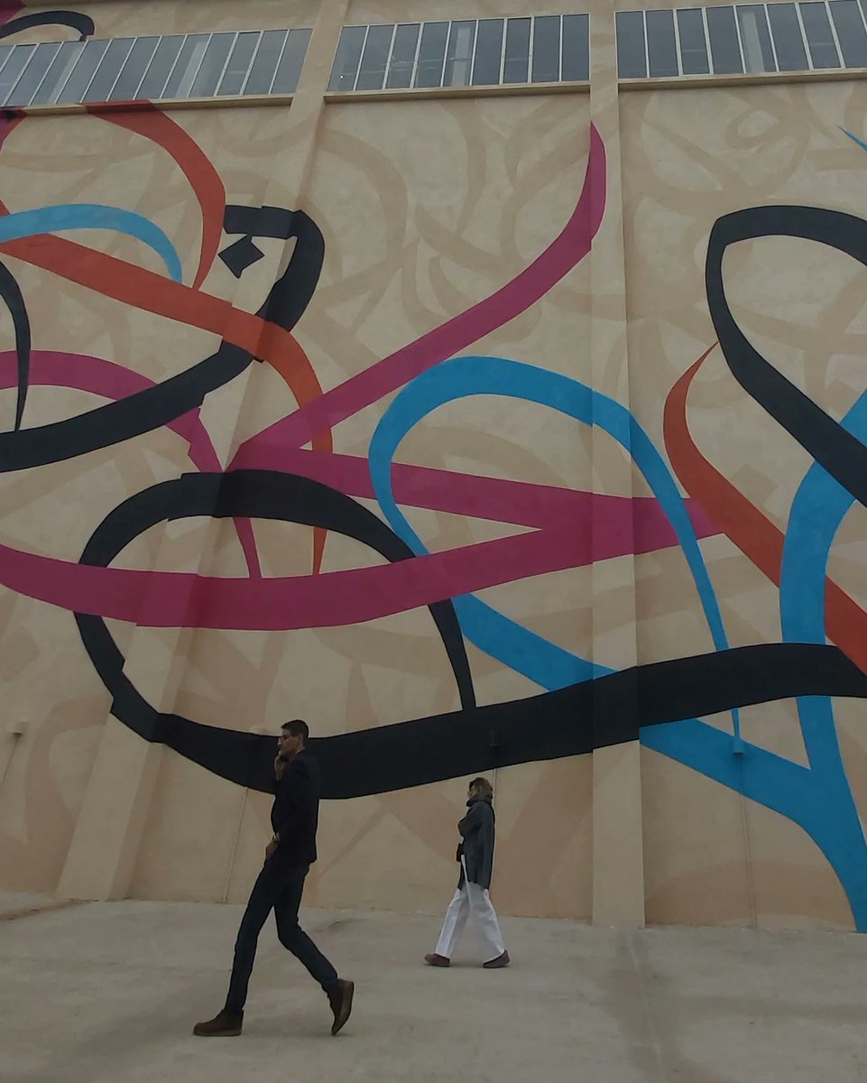 endemixdj's tweet photo. Attending @elseed Outside The Cube opening day and visiting @nariward Ground Break immersive installation
#thewavesonlyexistbecausethewindblows #hangarbicocca #milan #elseed #cesarepavese #pirellihangarbicocca #nariward #groundbreak #art #arttothepeople https://t.co/afP9r7jkpu