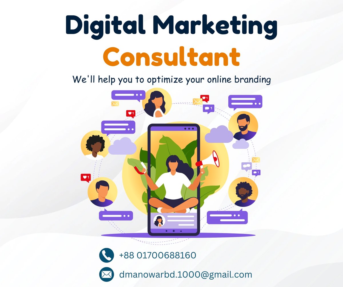 dmanowarbd's tweet photo. 💾Boost your brand - with expert advice on digital marketing! Use the potential of state-of-the-art strategies to improve your online presence and increase your sales. Transform your business with personalized, results-driven digital solutions.📊

 #digitalmarketingconsultant https://t.co/umXFuTYEvo