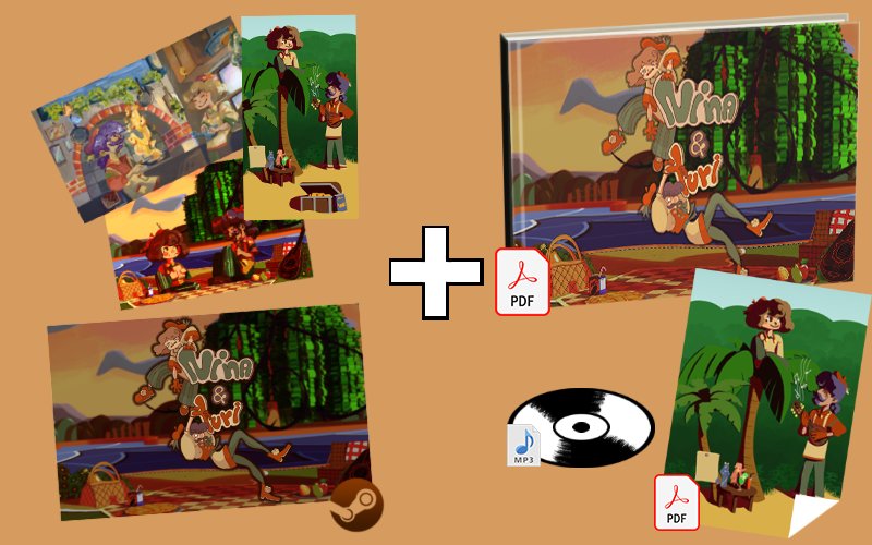 On vous fait une petite review des packs disponibles dans le crowfunding !
Aujourd'hui le pack Nina a 20€qui vous offre :
-Votre nom / pseudo dans les crédits du jeu
-Un set de fonds d'écrans pour ordinateur, tablette et téléphone
-Le jeu
Dispo ici :
tinyurl.com/NinaEtYuri 👈