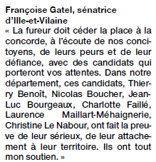 [Presse]📰
Elections législatives 
La fureur doit céder la place à la concorde, à l’écoute de nos concitoyens, de leurs peurs et de leur défiance, avec des candidats qui porteront vos attentes, protégeront vos droits et construiront des solutions.

ouest-france.fr/bretagne/ille-…