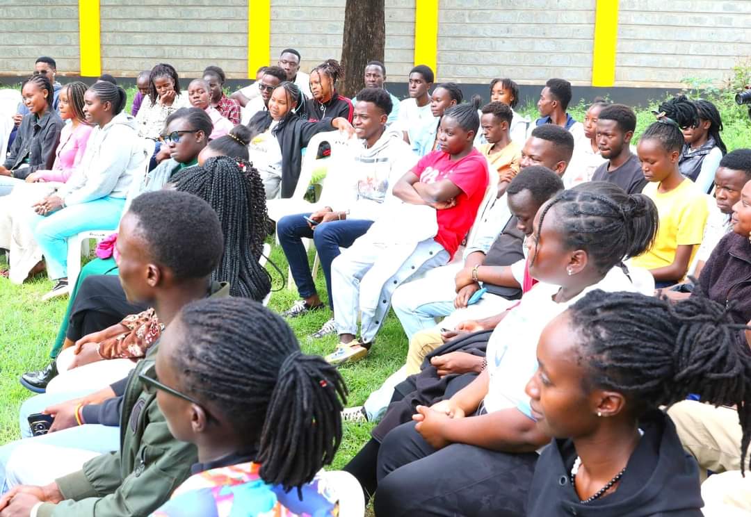 GovernorBii's tweet photo. My conversation with #GenZ in Eldoret has begun. I am impressed by their intellect and understanding of our county's efforts. They seek accountability, solutions, and greater involvement. As Governor, I will continue to listen and provide opportunities through our Nguzo Kumi plan https://t.co/DGfab0EGVJ
