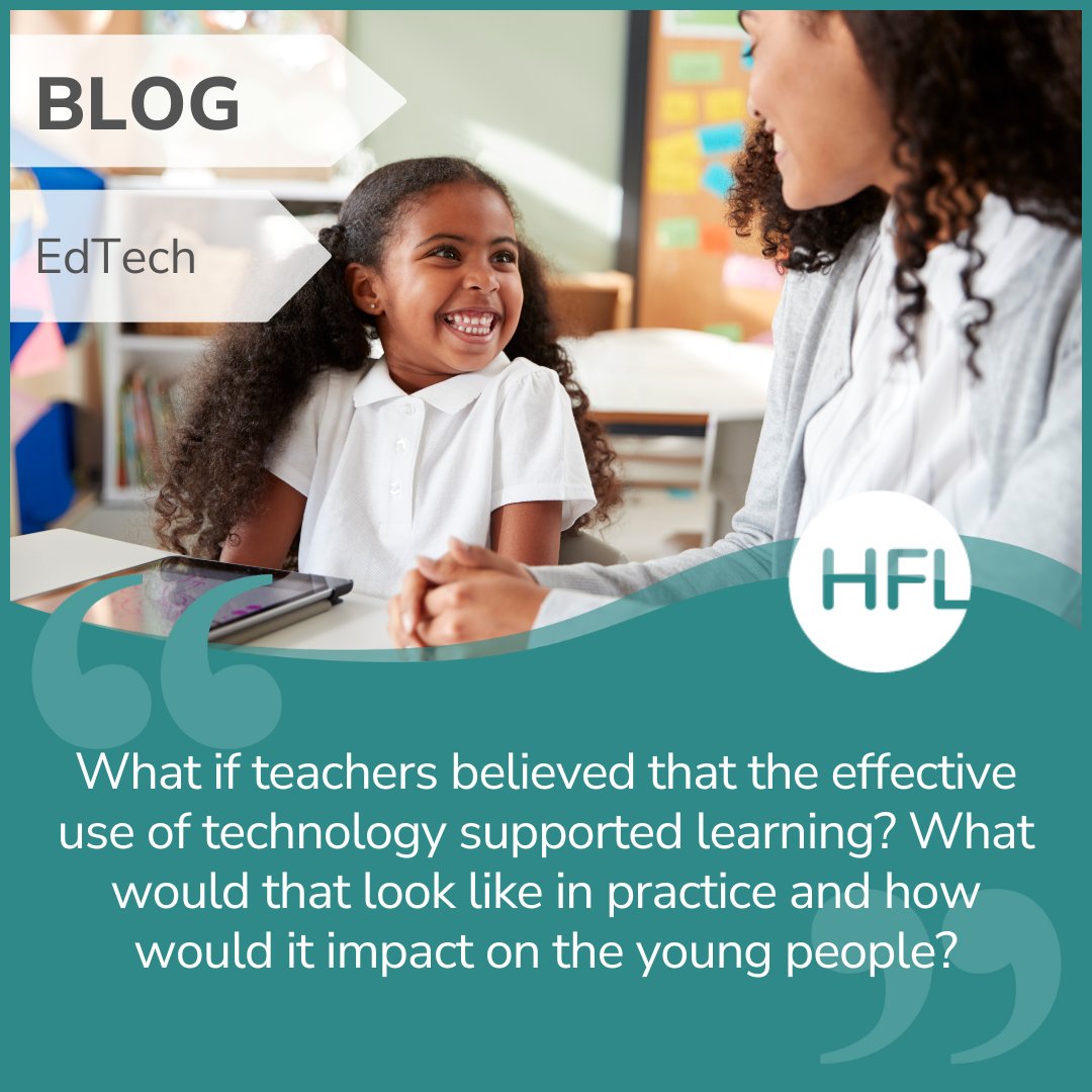 Teacher efficacy can have a powerful effect on what a school can achieve: hfl.mobi/EdTechEfficacy
So, what would happen if teachers believed that using technology effectively could support learning?

💻Join our FREE tech in schools conference next week to discover what happened