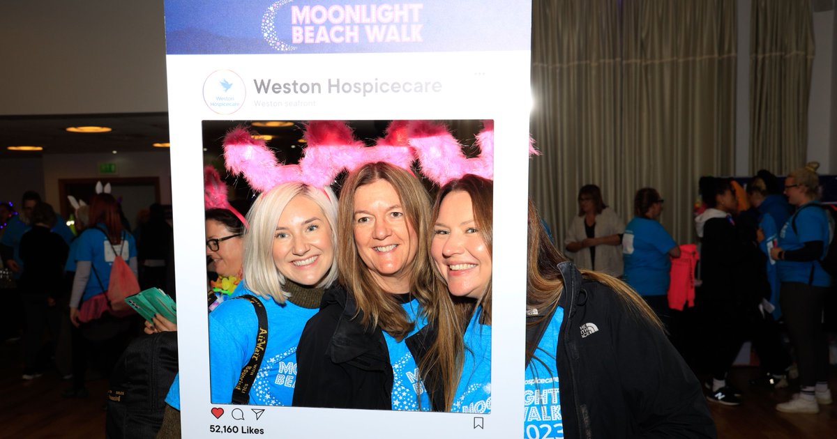 Are you ready to light up the night?

Join us on Saturday, September 14th, for the Moonlight Beach Walk along Weston’s beautiful seafront. Come together to support Weston Hospicecare while honouring the memory of lost loved ones.

Sign up now: bit.ly/3AEPXXQ