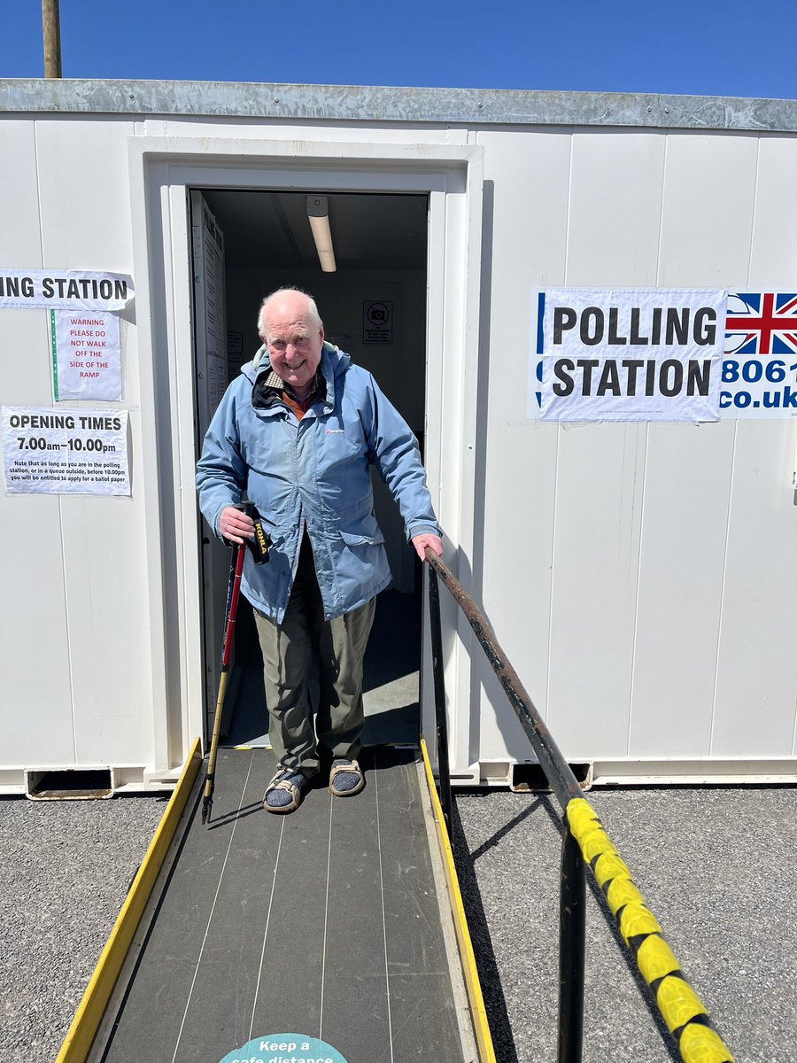 Dogs and Dads at polling stations