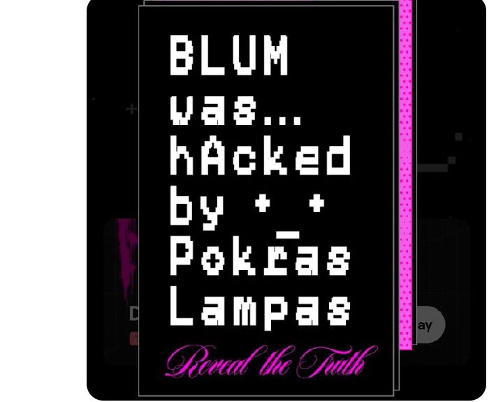 Blum was hacked. Why🥶🥺 <a href="/blumcrypto/">Blum</a> <a href="/jason_blum/">Jason Blum</a> #Blum 
#blumtrending