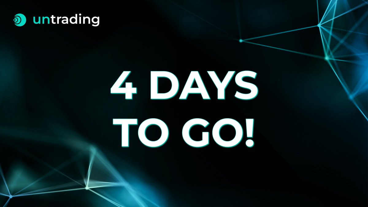 untradingOrg's tweet image. Tick-tock, untraders. Only 4 days to go until the second #Airdrop ends! 🕰️ 

With the $UN token, you can take the untrading platform where it needs to be.

We’re counting on you. Every single member of the community to build and share untrading’s success. 🤝 

Learn more about…