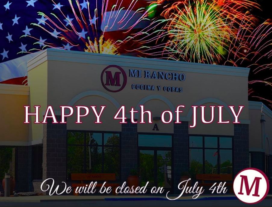 miranchobemidji's tweet image. #Happy4thofJuly! 📷 We will be closed on Thursday so that our staff can celebrate the holiday with their families.  From all of us at #MiRancho, have a safe &amp;amp; happy #IndepedenceDay! 📷