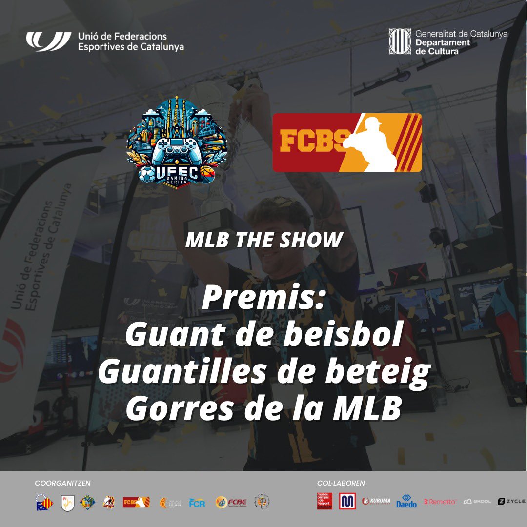 Lligaesportscat's tweet photo. 🏆‼️ Atents als qui participeu dissabte a les finals presencials de la lliga catalana d’eSports! 

💵⚽️🚘 Aquests són els diferents premis que es donaran en cadascuna de les modalitats: samarretes, pilotes, material esportiu, premis en metàl·lic, cursos… 

#eSports https://t.co/gJmfCsEEHg