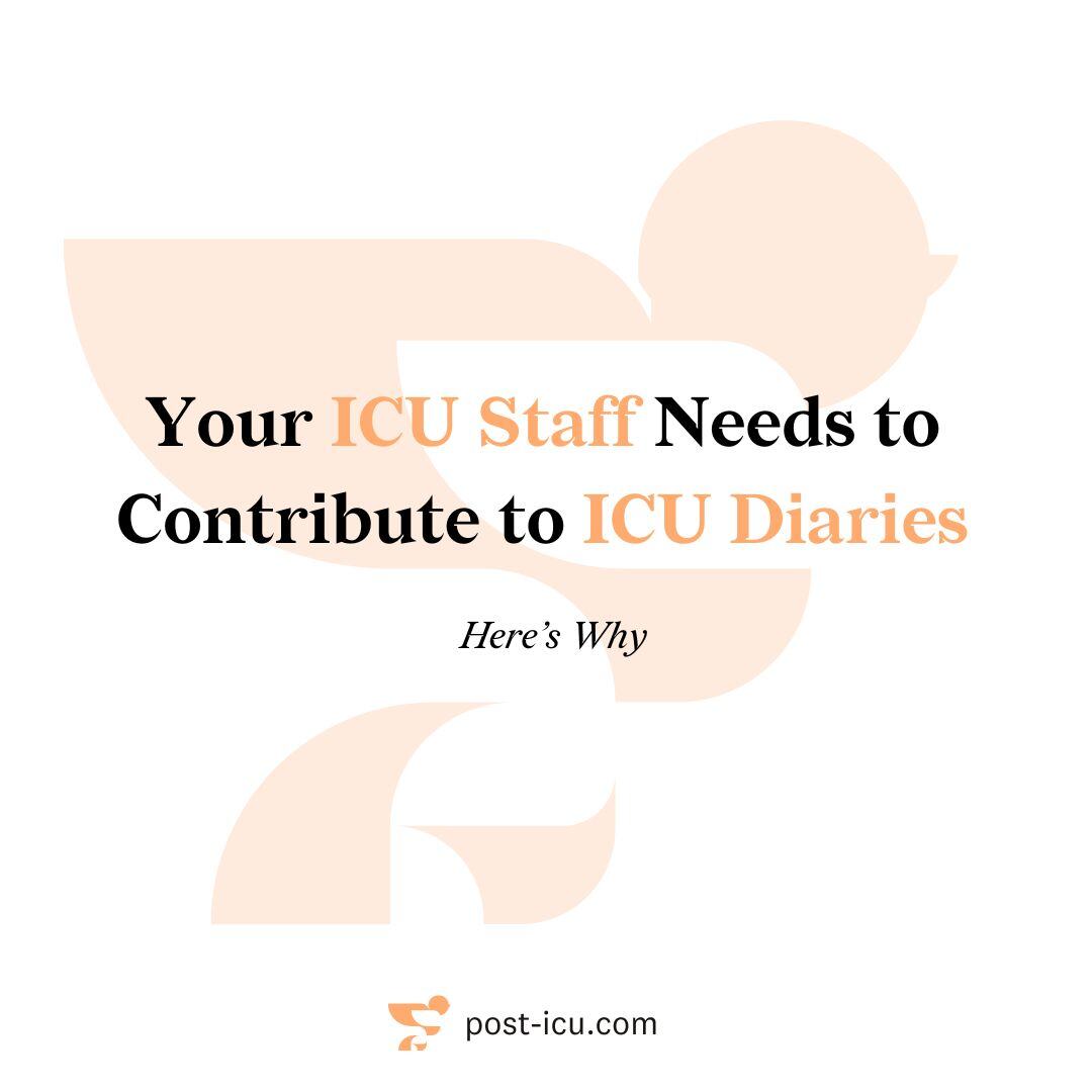 journa_fy's tweet photo. It is important to get your ICU staff on board with the idea of an ICU diary. Having them actively participate in the creation of a diary can be invaluable throughout the process of patient care and recovery. Here's why ⬇️
#icudiary #digitaldiary #posticu #icucare #icurecovery https://t.co/KqhdjzDt1b