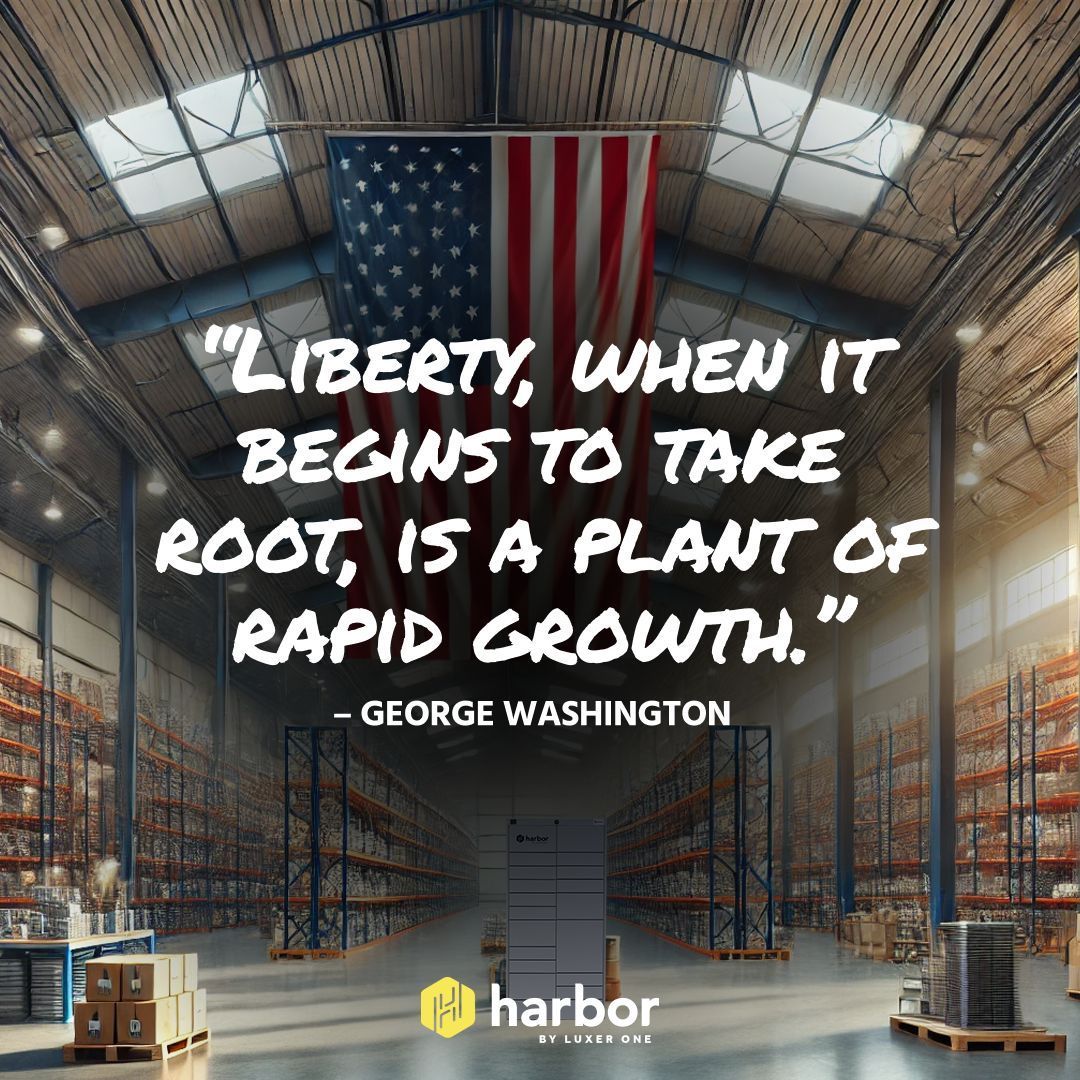 🇺🇸🎉 Happy Independence Day from Harbor! Our lockers are proudly built in the USA in Sacramento, CA, and Charlotte, NC, embodying the spirit of American craftsmanship and innovation. Enjoy a safe and festive Independence Day!