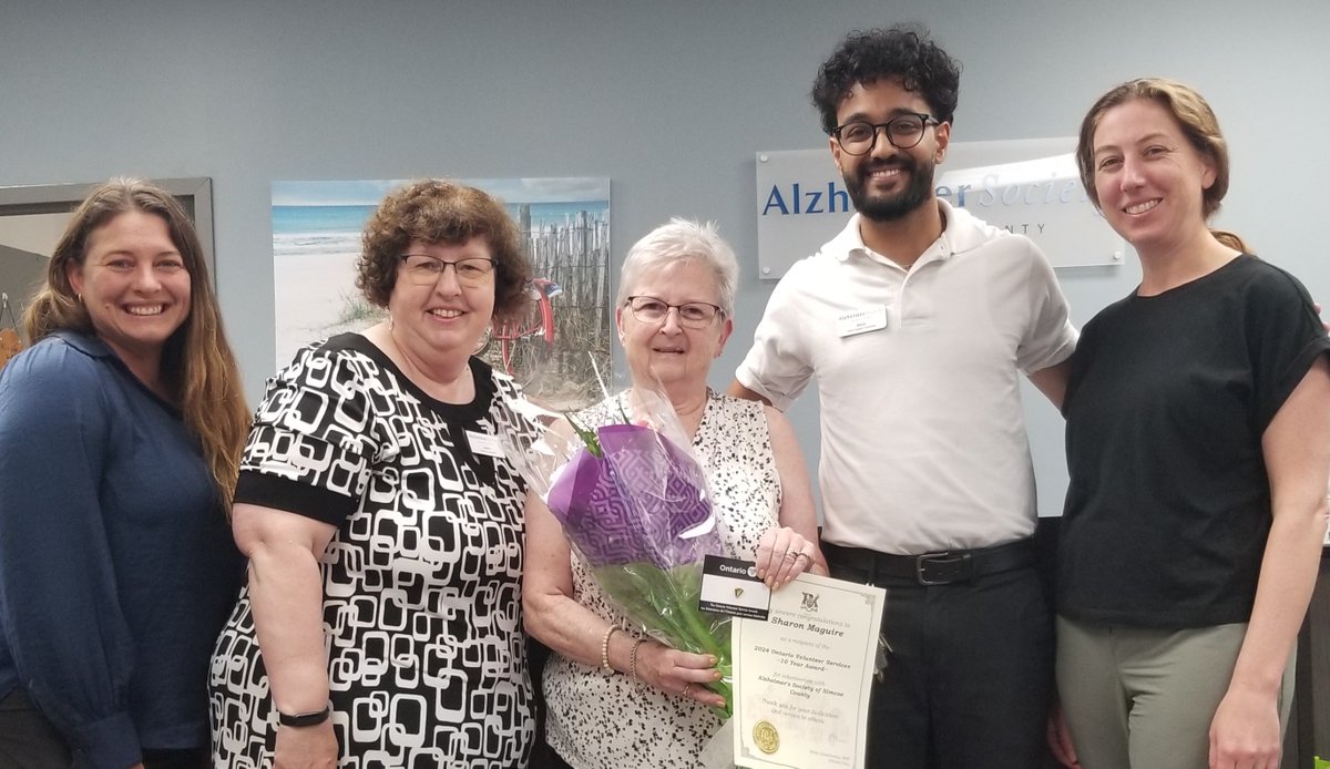 It was great to connect with volunteer Sharon Maguire today at the office! Anita and the team had the opportunity to share words of appreciation with Sharon who was recognized provincially for her volunteer services with our Society.  Thank you Sharon!