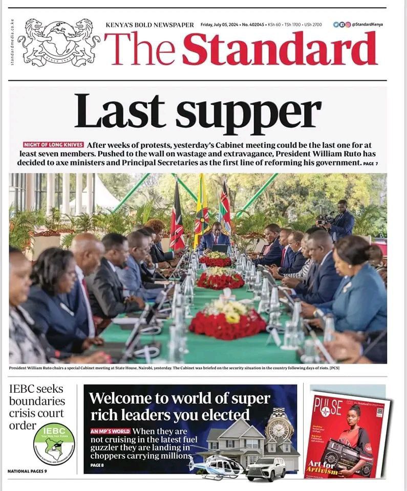 The last supper