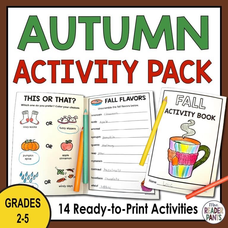 Don't forget to shop the #FSDeals sale today on TPT! My brand-new Autumn Activity Pack is only $1 right now. It's perfect for early finishers or as an easy sub activity.

bit.ly/4bvYu0v

#twitterlibrarian #autumnactivities #backtoschool
