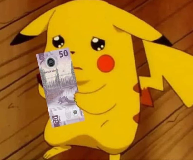 Cuando no aceptan tarjeta y sólo me queda mi ajolotito: