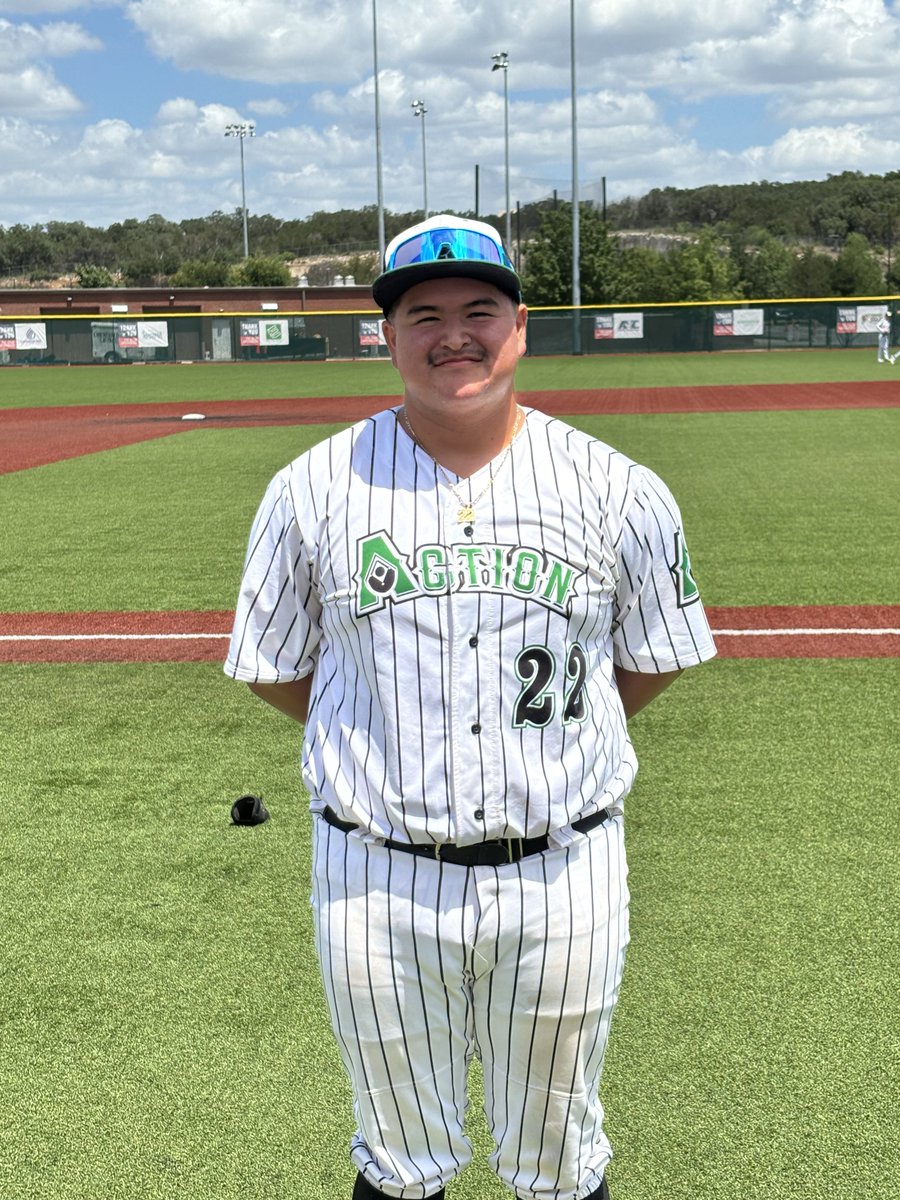 Five Tool South Texas (@fivetoolstx) on Twitter photo F: <a href="/ActionBaseball/">Action Baseball Club</a> 17U Green 11, USA Prime Austin 18U 3
PoG: John Duran 2-2, 3B, 3 RBI F: <a href="/ActionBaseball/">Action Baseball Club</a> 17U Green 11, USA Prime Austin 18U 3
PoG: John Duran 2-2, 3B, 3 RBI