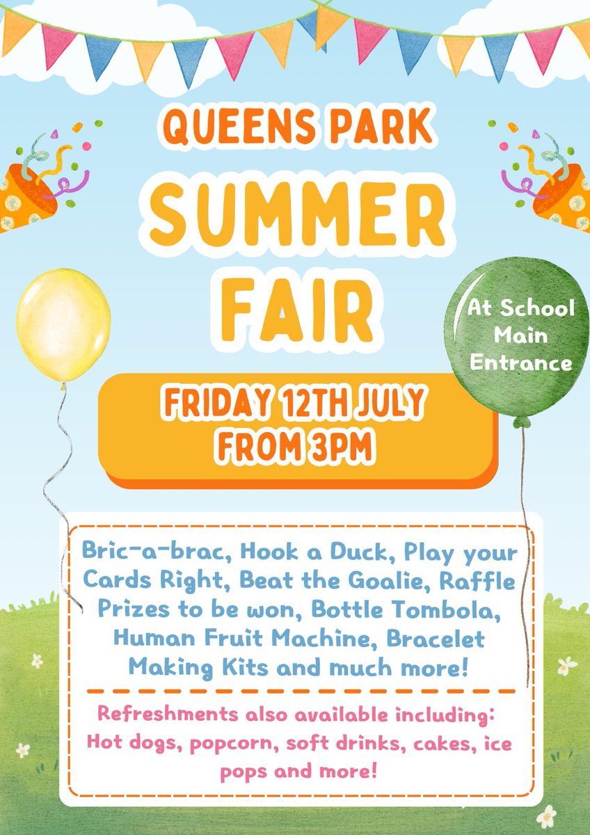 Our last collection day is tomorrow. The children can come in their own clothes in exchange for refreshment items (eg, wrapped cakes, biscuits, tea bags etc) <a href="/QueensCoEURC/">Queen's Park C.E/U.R.C. Primary School</a>