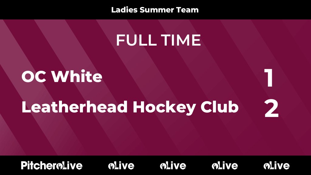 FULL TIME: OC White 1 - 2 Leatherhead Hockey Club
#OCWLEA #Pitchero
leatherheadhockeyclub.co.uk/teams/261979/m…