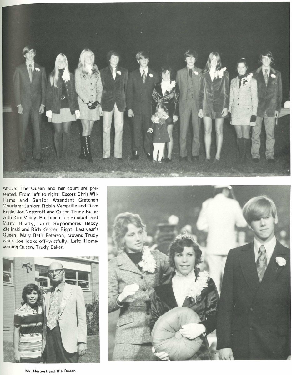 Check it out: the 1971 Maumee Homecoming Court! See any familiar faces? #PantherPrideFoundation #WeAreMaumee #tbt