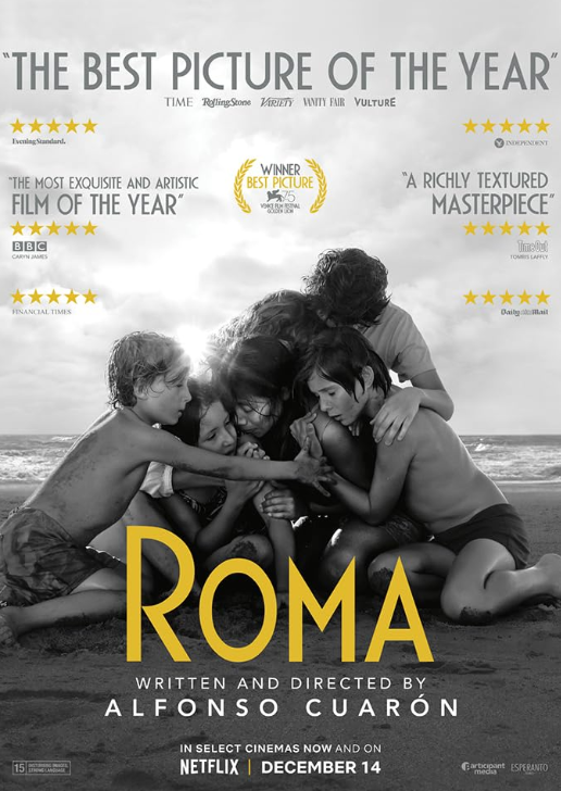 Roma: Beautifully filmed, movingly told, this is a wonderful film from the genius of Alfonso Cuarón - 9/10 (and outrageous that the formulaic &amp; bland 'Green Book' stole its Oscar)