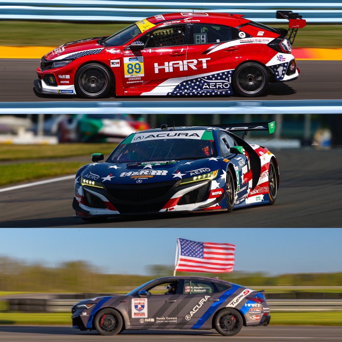 Happy July 4th from the Honda of America Racing Team! 🇺🇸