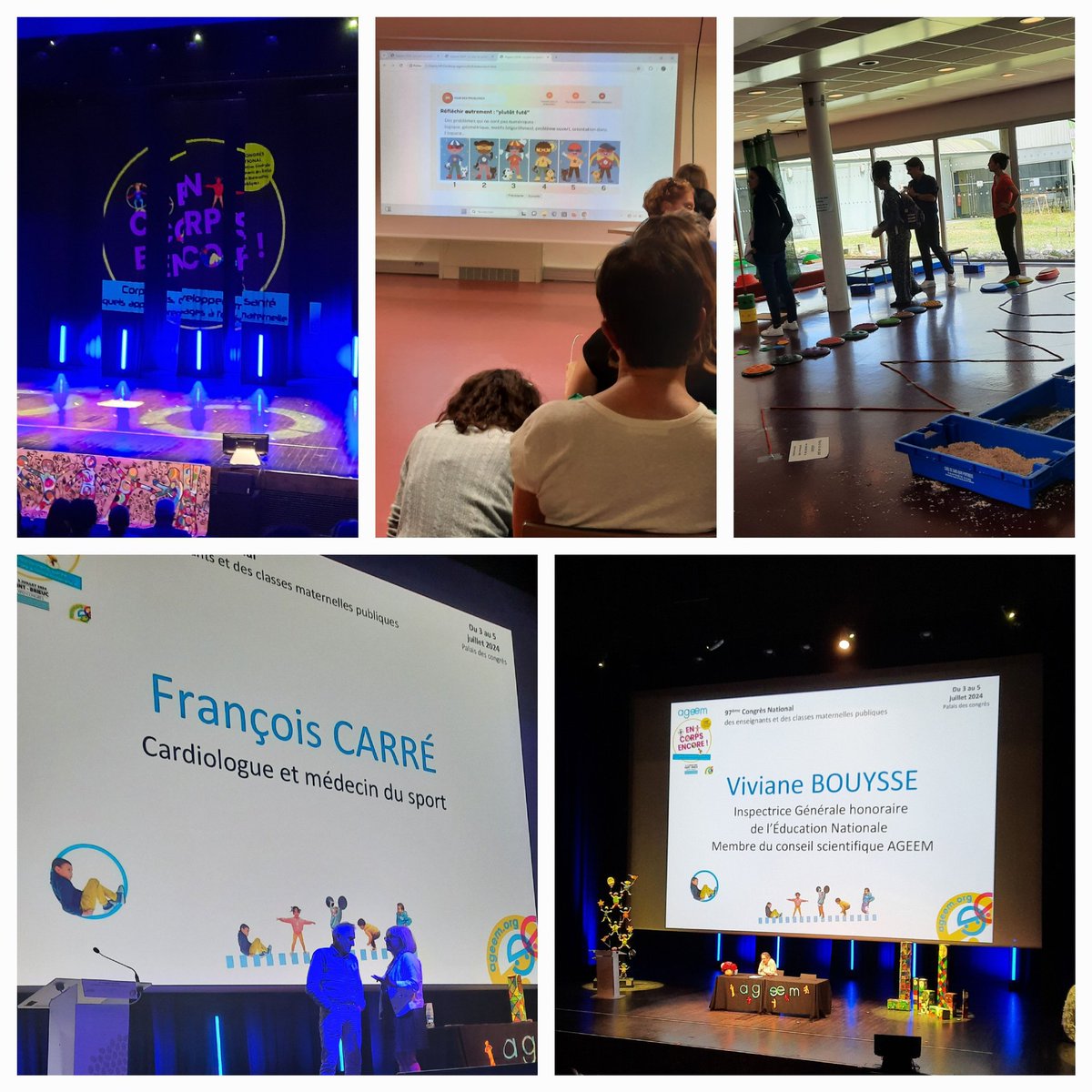 2ieme journée du congrès national de L'AGEEM: spectacle de création, conférences  ateliers  :  développement de l'enfant,  fonctions exécutives, activités physiques...des interventions de grande qualité