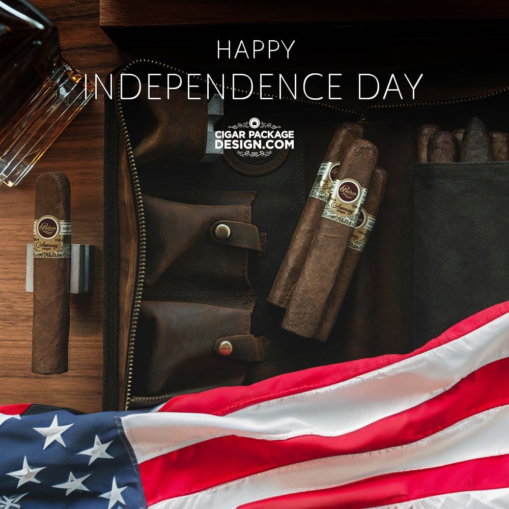🇺🇸Happy 4th of July! <a href="/padroncigars/">Padrón Cigars</a> #Merica #cigarpackagedesign