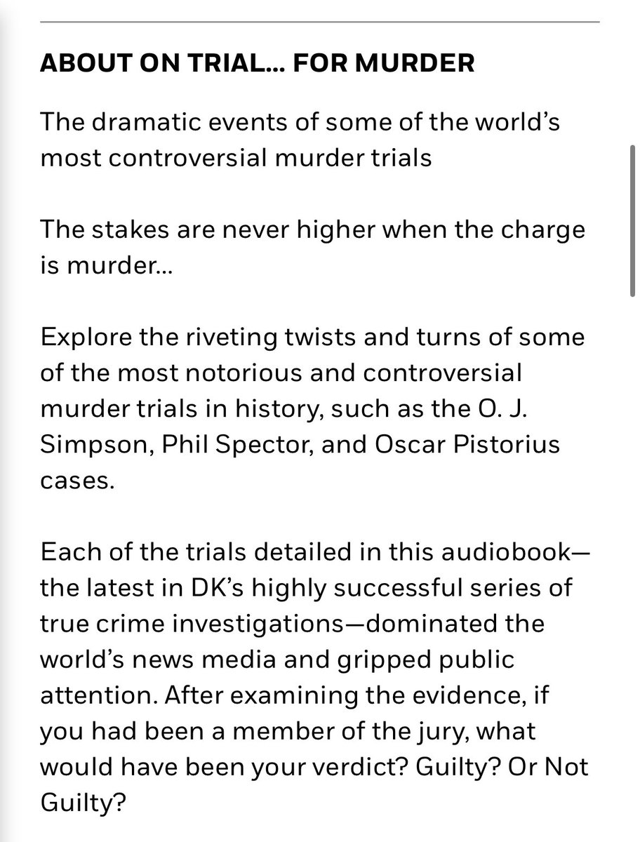 My new true crime book, On Trial for Murder, is available to purchase in the U.K. from today! You can pick up a copy on Amazon, or in all good bookstores! 

Massive thanks to everybody who picks up a copy, and my wonderful publisher <a href="/dkbooks/">DK Books UK</a>. 

amzn.to/3xGMco7