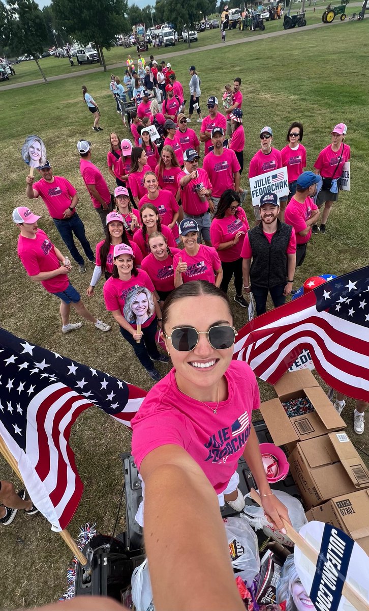 Happy Independence Day! 🇺🇸 Nothing beats celebrating our nation’s birthday at the Mandan 4th of July Parade with Governor Burgum, Senator Hoeven, Commissioner Christmann, a big group of supporters and the patriotic people of North Dakota.
