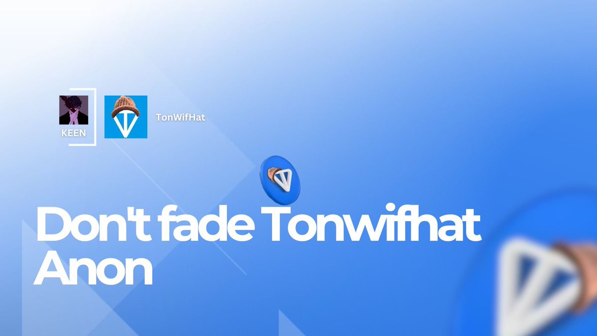 LamboDAO_'s tweet photo. @_tonwifhat is the next big on $TON.
Follow @_tonwifhat, @PrinceIsraelsw1 , and show them how much you want the wl spot. https://t.co/cFXIn7vcjq