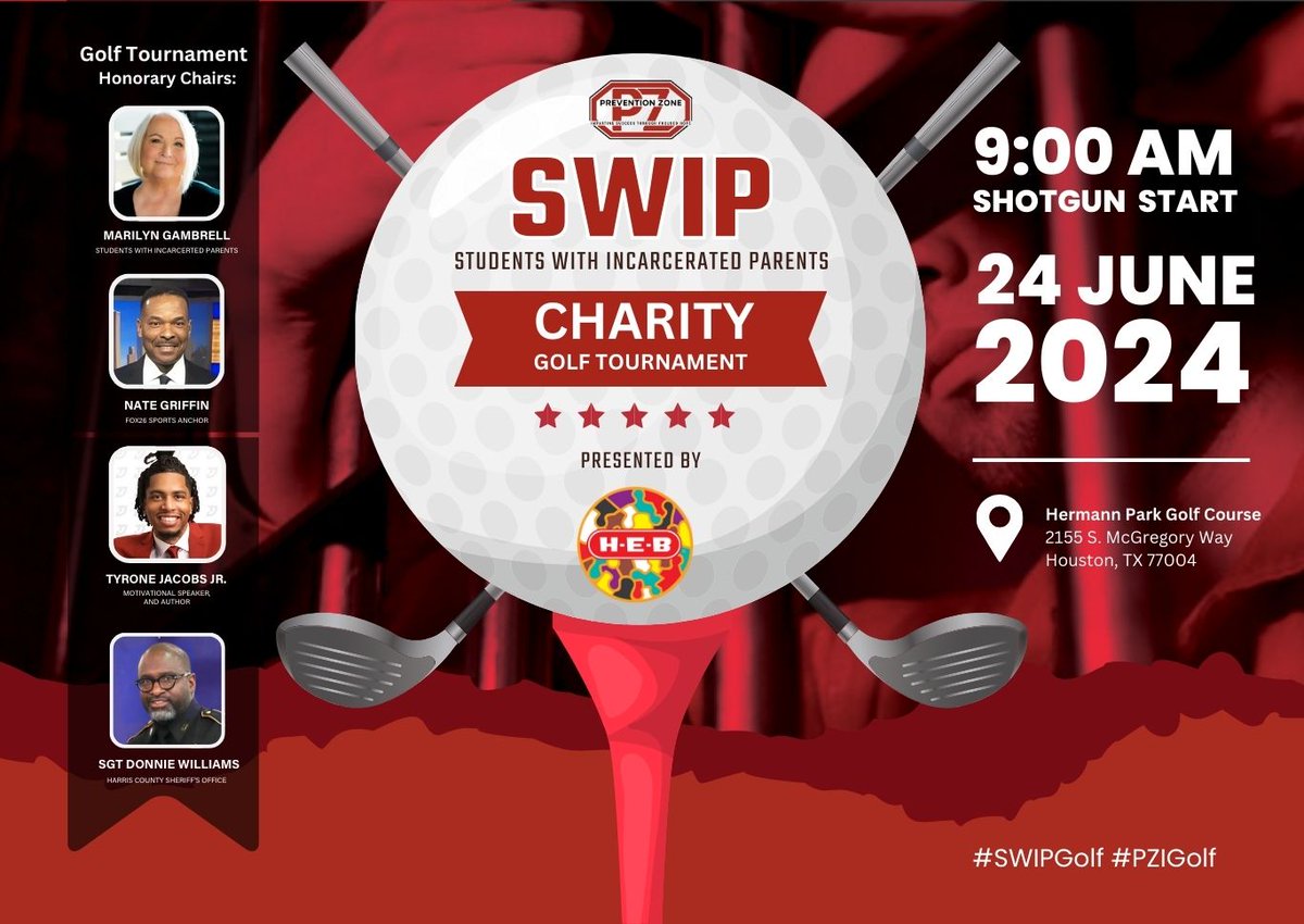 PreventionZone's tweet image. Thank you to our incredible sponsors for making the Inaugural SWIP Charity Golf Tournament a success! Special thanks to H-E-B for being our presenting sponsor. Watch the video and share! 📽️✨ #PZISWIP #SWIP #SWIPGOLF #SWIPGOLF2024