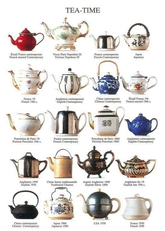 edwereddie's tweet photo. Art Nouveau  / Art Deco tea pots
Credit to Christiane Signoret https://t.co/VGOapcUMJZ