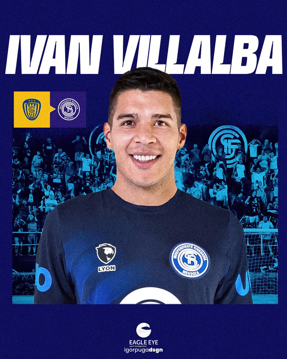 eagleeyefutbol's tweet photo. 𝗙𝗜𝗖𝗛𝗔𝗝𝗘 𝗘𝗔𝗚𝗟𝗘 𝗘𝗬𝗘 🦅

Iván Villalba y Fredy Vera son nuevos jugadores del Club Independiente de Rivadavia

¡Éxitos en esta nueva etapa Iván y Fredy! https://t.co/x9adDxD2qT