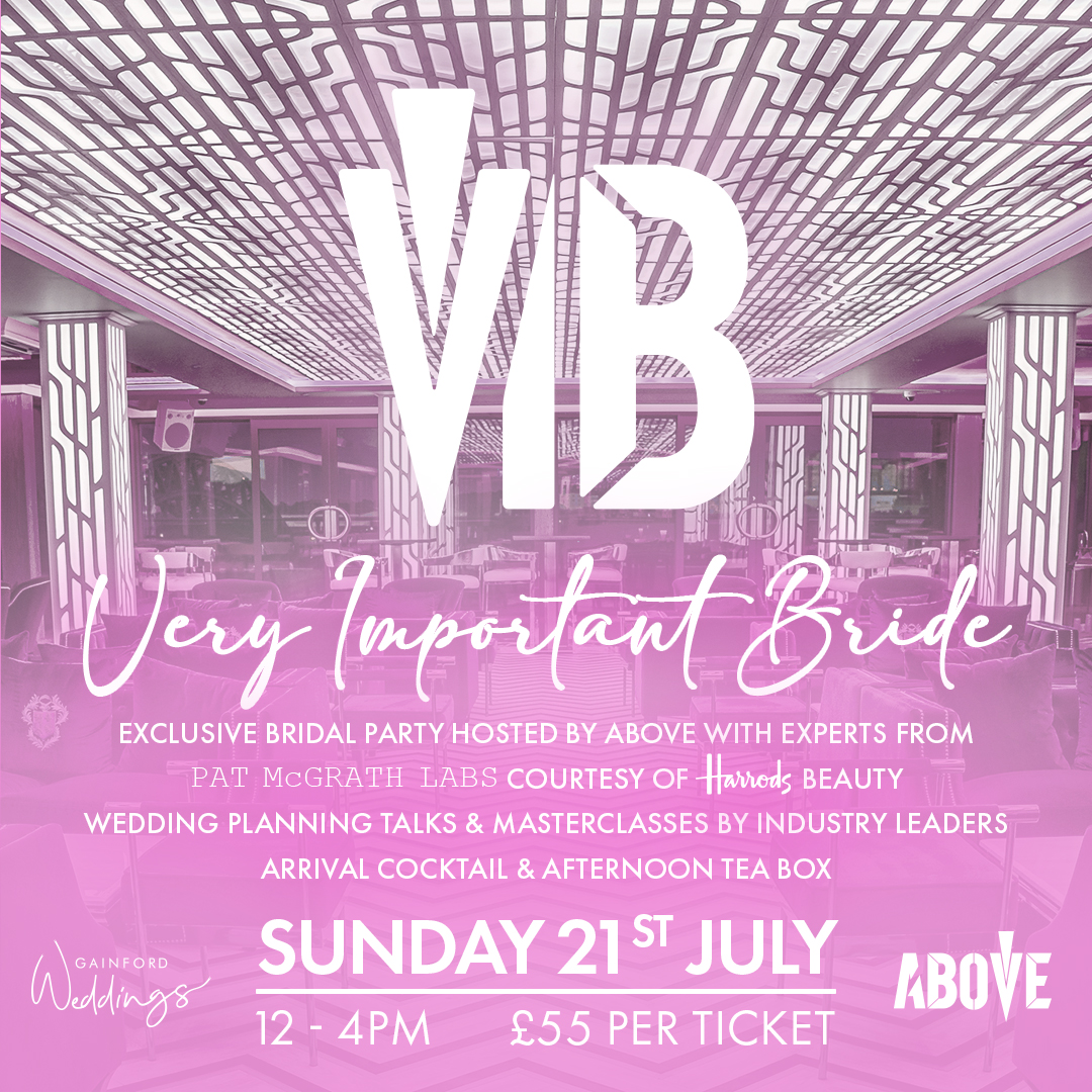 Calling all brides!  👰🏻 
This is one event you don't want to miss! We have last few tickets remaining so get yours now to avoid disappointment bit.ly/3xUOVdv 🥂