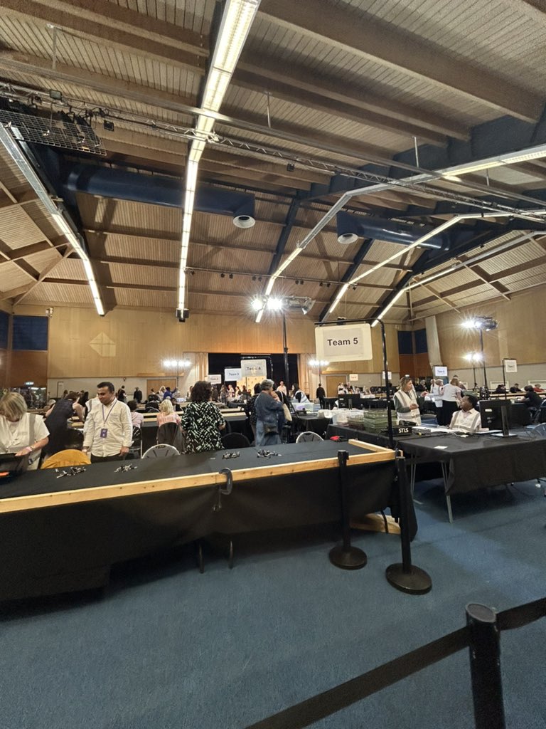 And I’ll be taking a brief break from maternity leave to cover the Lib Dem’s fortunes this evening! 

We’re reporting from Ed Davey’s Kingston and Surbiton seat where the hall is being prepared for the big count

Tune into Channel 4 now!