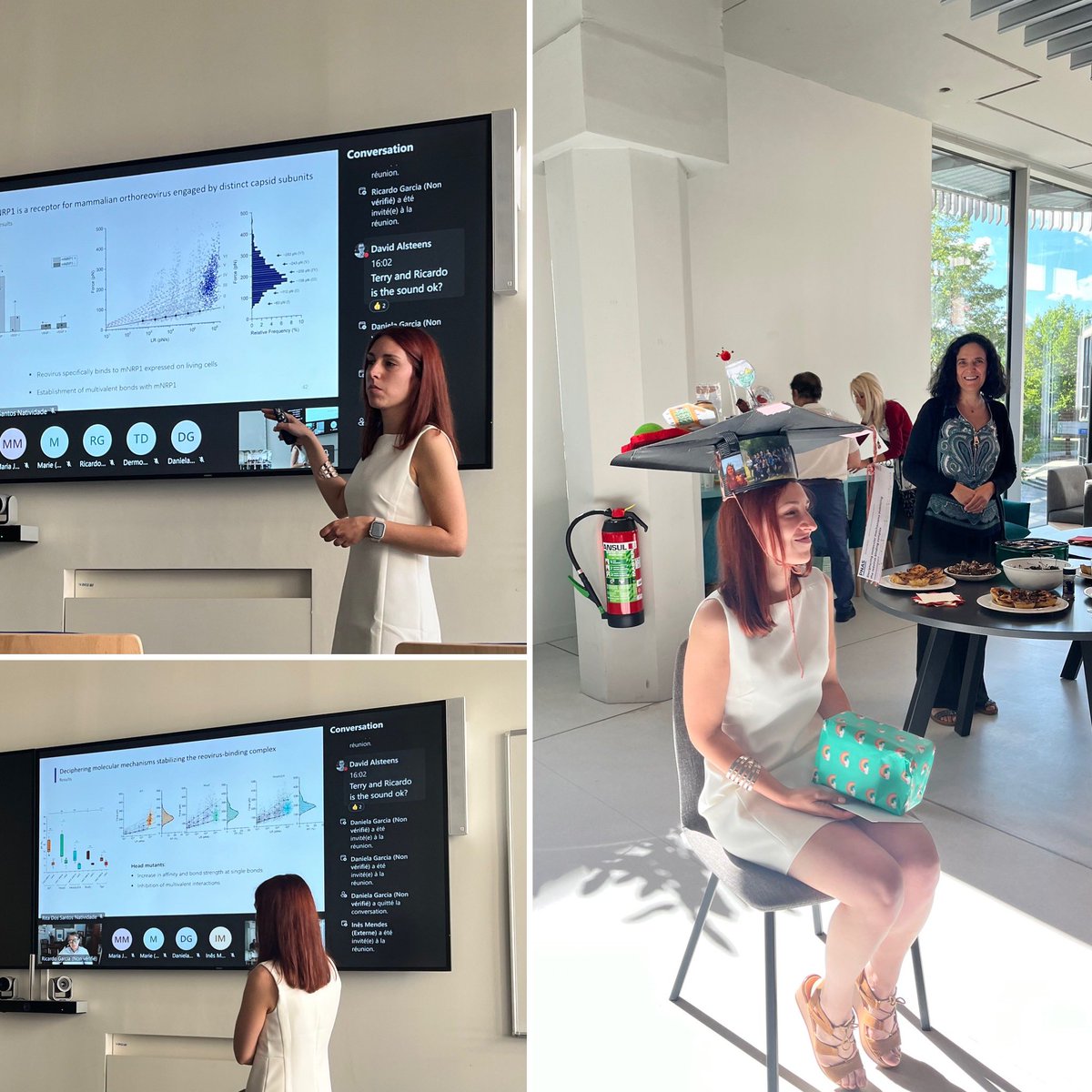 David Alsteens (@nbio_lab) on Twitter photo Congrats to Dr. <a href="/Rita_Natividade/">Rita Natividade</a>. She shined during a terrific defense. We are so proud of you 👏🏻 . Thanks to the jury members: <a href="/DermodyLab/">DermodyLab</a> <a href="/ForcetoolLab/">Forcetool Lab</a> <a href="/SoumillionLab/">Soumillion Lab</a> <a href="/gillis_annika/">Annika Gillis</a> & Prof. Bernard Hallet. Congrats to Dr. <a href="/Rita_Natividade/">Rita Natividade</a>. She shined during a terrific defense. We are so proud of you 👏🏻 . Thanks to the jury members: <a href="/DermodyLab/">DermodyLab</a> <a href="/ForcetoolLab/">Forcetool Lab</a> <a href="/SoumillionLab/">Soumillion Lab</a> <a href="/gillis_annika/">Annika Gillis</a> & Prof. Bernard Hallet.