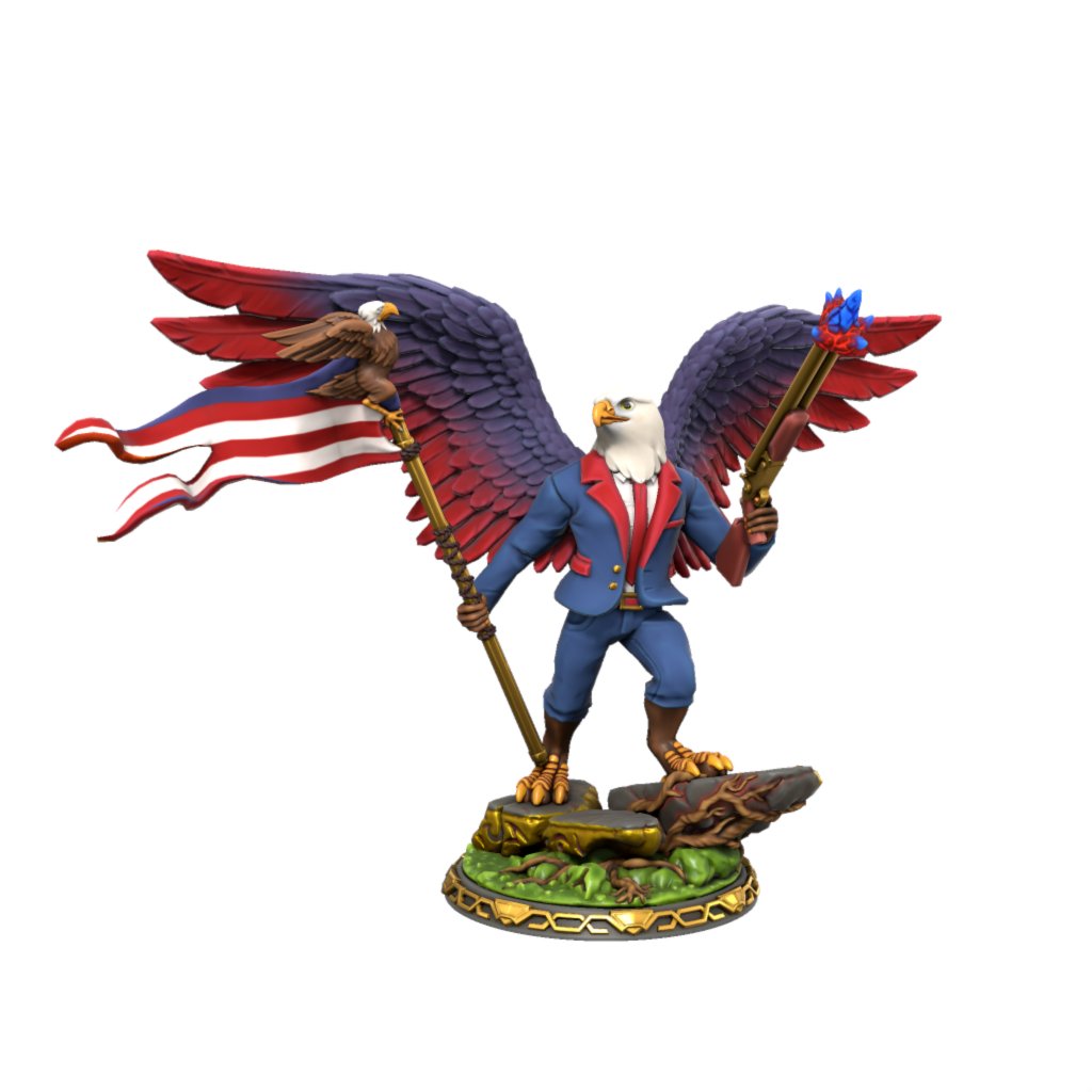 Happy 4th of July!!!!
.
.
.
#dnd #dnd5e #dungeonsanddragons #tabletopgames #tabletop #ttrpg #ttrpgs #heroforgeminis #heroforge #monumentstudios #rpg #rpgcharacter #roleplayinggames #liveplay #fantasy #dndbeyond #foundry #vtt #4thofJuly