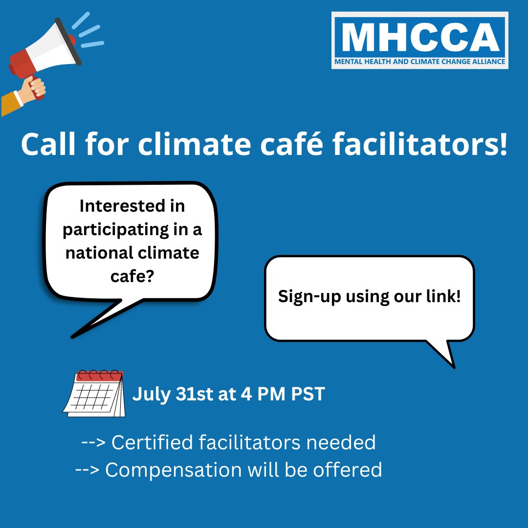 We are looking for climate café facilitators for a national project!

Sign up here: forms.gle/XGjydw4Up9YyJ4…