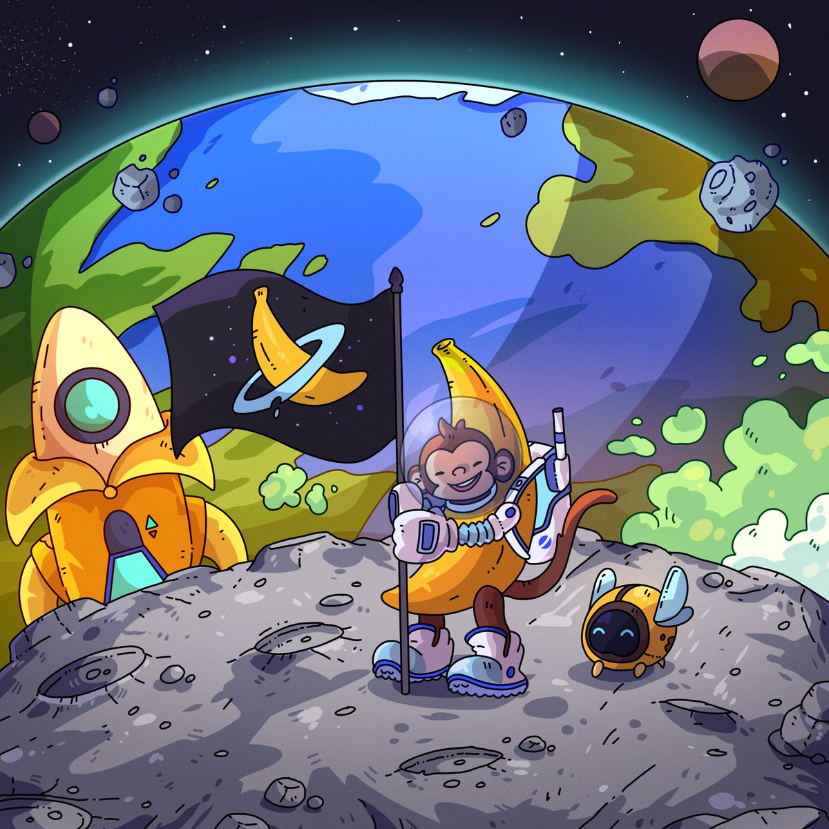 MOONSHOT INTEGRATION Banana Gun is happy to announce we have completely  integrated @dexscreener Moonshot into our Solana bot. Paste a Moonshot  contract and buy directly via Telegram. Moonshot has been embedded directly